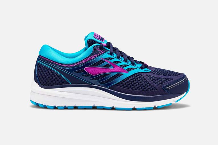 Brooks Womens Addiction 13 Road Running Shoes - Multicolor (028576-EMH)